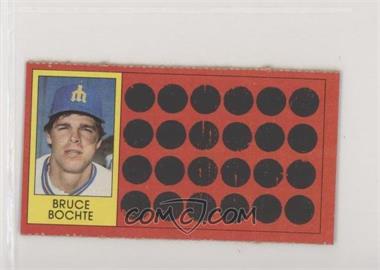 1981 Topps Baseball Scratch-Off - [Base] - Separated #30 - Bruce Bochte