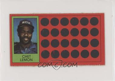 1981 Topps Baseball Scratch-Off - [Base] - Separated #34 - Chet Lemon