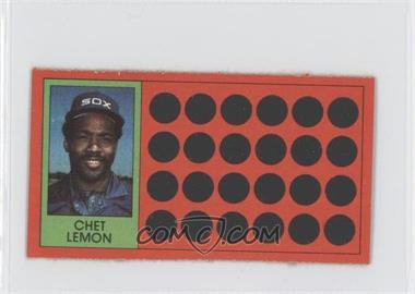 1981 Topps Baseball Scratch-Off - [Base] - Separated #34 - Chet Lemon