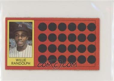 1981 Topps Baseball Scratch-Off - [Base] - Separated #36 - Willie Randolph