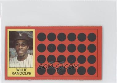 1981 Topps Baseball Scratch-Off - [Base] - Separated #36 - Willie Randolph