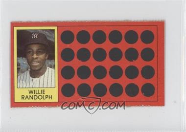 1981 Topps Baseball Scratch-Off - [Base] - Separated #36 - Willie Randolph