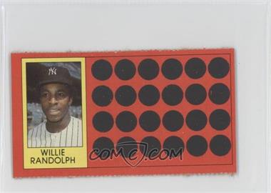 1981 Topps Baseball Scratch-Off - [Base] - Separated #36 - Willie Randolph