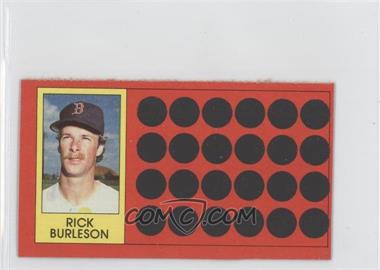 1981 Topps Baseball Scratch-Off - [Base] - Separated #37.1 - Rick Burleson (Ball-Strike Indicator)