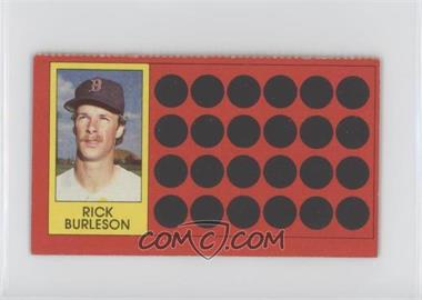1981 Topps Baseball Scratch-Off - [Base] - Separated #37.1 - Rick Burleson (Ball-Strike Indicator)