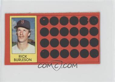 1981 Topps Baseball Scratch-Off - [Base] - Separated #37.2 - Rick Burleson (Baseball Hat Offer!)