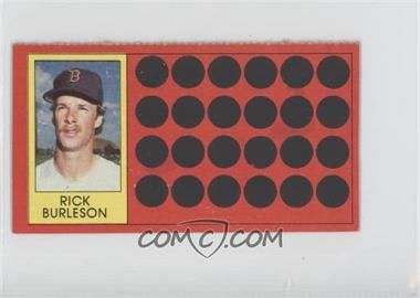 1981 Topps Baseball Scratch-Off - [Base] - Separated #37.2 - Rick Burleson (Baseball Hat Offer!)