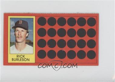 1981 Topps Baseball Scratch-Off - [Base] - Separated #37.2 - Rick Burleson (Baseball Hat Offer!)