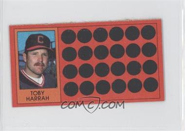 1981 Topps Baseball Scratch-Off - [Base] - Separated #46.2 - Toby Harrah (Baseball Hat Offer!)