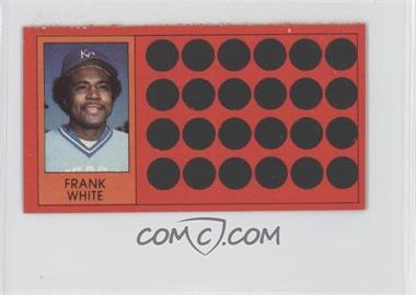 1981 Topps Baseball Scratch-Off - [Base] - Separated #47.1 - Frank White (Ball-Strike Indicator)