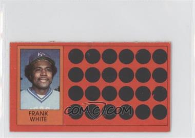 1981 Topps Baseball Scratch-Off - [Base] - Separated #47.1 - Frank White (Ball-Strike Indicator)