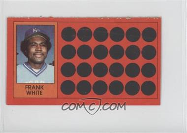 1981 Topps Baseball Scratch-Off - [Base] - Separated #47.2 - Frank White (Topps Super Sports Card Locker)