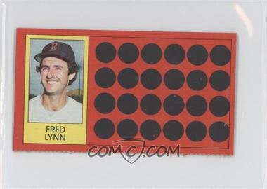 1981 Topps Baseball Scratch-Off - [Base] - Separated #5 - Fred Lynn