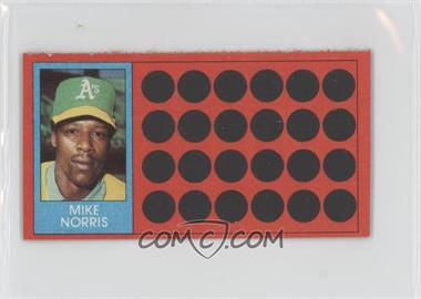 1981 Topps Baseball Scratch-Off - [Base] - Separated #53.1 - Mike Norris (Ball-Strike Indicator)