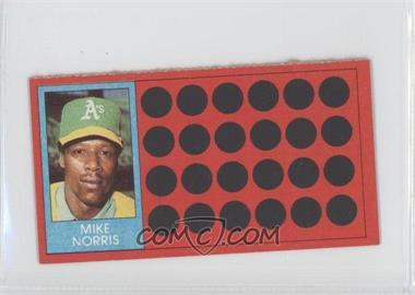 1981 Topps Baseball Scratch-Off - [Base] - Separated #53.1 - Mike Norris (Ball-Strike Indicator)