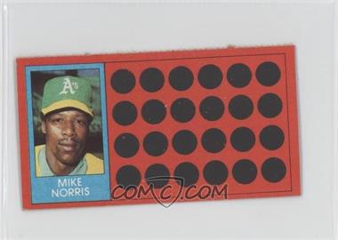 1981 Topps Baseball Scratch-Off - [Base] - Separated #53.1 - Mike Norris (Ball-Strike Indicator)