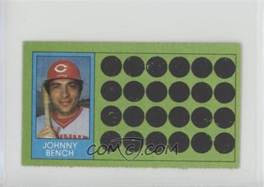 1981 Topps Baseball Scratch-Off - [Base] - Separated #64 - Johnny Bench