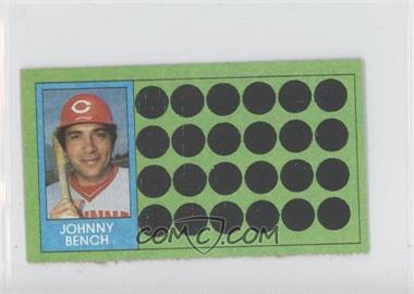 1981 Topps Baseball Scratch-Off - [Base] - Separated #64 - Johnny Bench