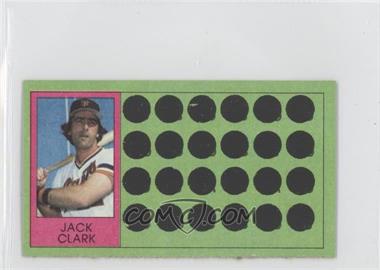 1981 Topps Baseball Scratch-Off - [Base] - Separated #70 - Jack Clark