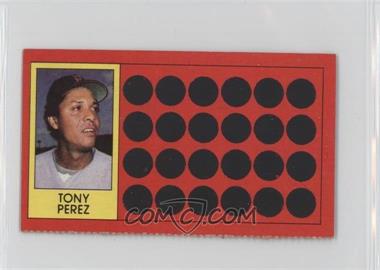 1981 Topps Baseball Scratch-Off - [Base] - Separated #8 - Tony Perez