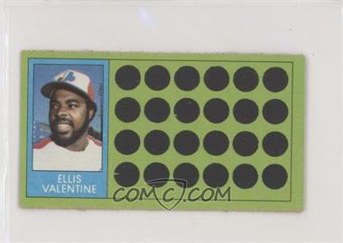 1981 Topps Baseball Scratch-Off - [Base] - Separated #80 - Ellis Valentine