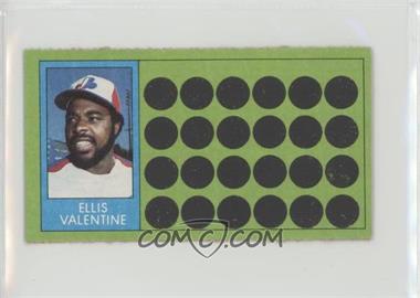 1981 Topps Baseball Scratch-Off - [Base] - Separated #80 - Ellis Valentine
