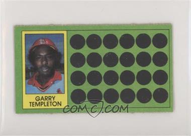 1981 Topps Baseball Scratch-Off - [Base] - Separated #82 - Garry Templeton