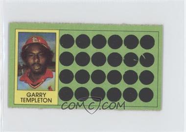 1981 Topps Baseball Scratch-Off - [Base] - Separated #82 - Garry Templeton