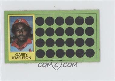 1981 Topps Baseball Scratch-Off - [Base] - Separated #82 - Garry Templeton