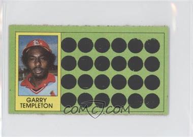 1981 Topps Baseball Scratch-Off - [Base] - Separated #82 - Garry Templeton