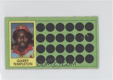 1981 Topps Baseball Scratch-Off - [Base] - Separated #82 - Garry Templeton