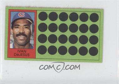 1981 Topps Baseball Scratch-Off - [Base] - Separated #94.2 - Ivan DeJesus (Baseball Hat Offer!)