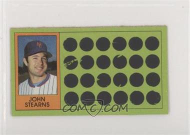 1981 Topps Baseball Scratch-Off - [Base] - Separated #96.1 - John Stearns (Baseball Hat Offer!)