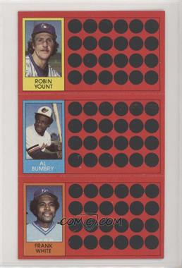 1981 Topps Baseball Scratch-Off - [Base] #10-29-47 - Robin Yount, Al Bumbry, Frank White