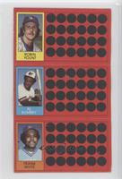 Robin Yount, Al Bumbry, Frank White [Poor to Fair]