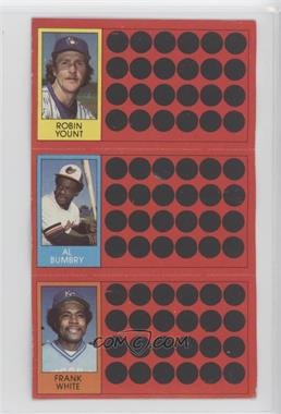 1981 Topps Baseball Scratch-Off - [Base] #10-29-47 - Robin Yount, Al Bumbry, Frank White [Poor to Fair]