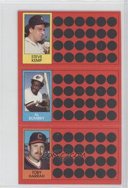 1981 Topps Baseball Scratch-Off - [Base] #11-29-46 - Steve Kemp, Al Bumbry, Toby Harrah