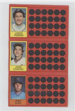 1981 Topps Baseball Scratch-Off - [Base] #14-33-51 - Lance Parrish, John Castino, Larry Gura [Poor to Fair]