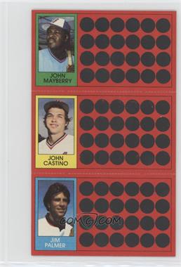 1981 Topps Baseball Scratch-Off - [Base] #15-33-50 - John Mayberry, John Castino, Jim Palmer [EX to NM]