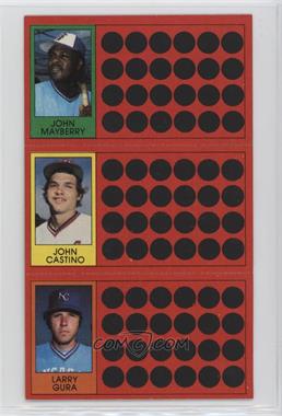 1981 Topps Baseball Scratch-Off - [Base] #15-33-51 - John Mayberry, John Castino, Larry Gura