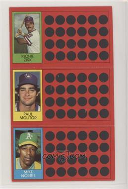 1981 Topps Baseball Scratch-Off - [Base] #16-35-53 - Richie Zisk, Paul Molitor, Mike Norris