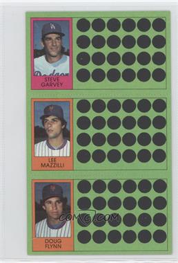 1981 Topps Baseball Scratch-Off - [Base] #56-75-93 - Steve Garvey, Lee Mazzilli, Doug Flynn