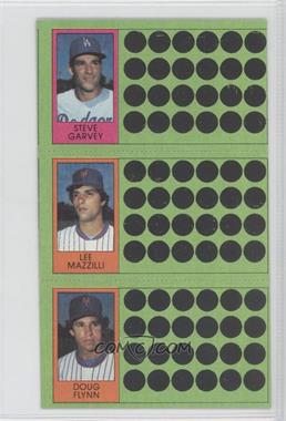 1981 Topps Baseball Scratch-Off - [Base] #56-75-93 - Steve Garvey, Lee Mazzilli, Doug Flynn