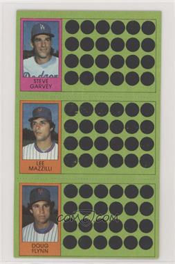 1981 Topps Baseball Scratch-Off - [Base] #56-75-93 - Steve Garvey, Lee Mazzilli, Doug Flynn