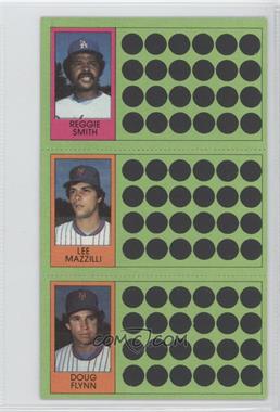1981 Topps Baseball Scratch-Off - [Base] #57-75-93 - Reggie Smith, Lee Mazzilli, Doug Flynn