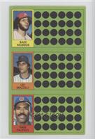 Bake McBride, Lee Mazzilli, Ivan De Jesus [EX to NM]