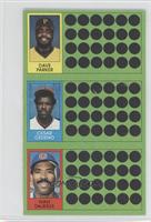 Dave Parker, Cesar Cedeno, Ivan De Jesus