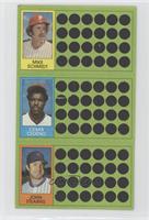 Cesar Cedeno, John Stearns, Mike Schmidt [EX to NM]