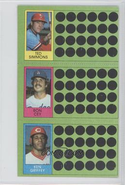 1981 Topps Baseball Scratch-Off - [Base] #63-73-91 - Ted Simmons, Ron Cey, Ken Griffey