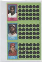 Dusty Baker, Larry Parrish, Tom Seaver